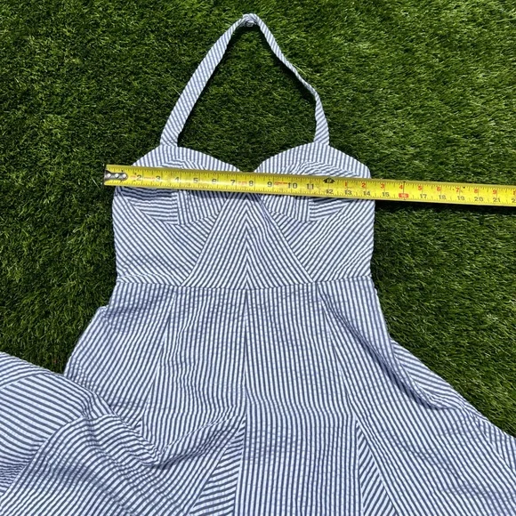 Betsey Johnson Blue and White Striped Dress - Picture 4 of 7
